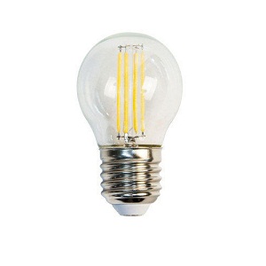 Лампа светодиодная филаментная G45 4W(СДВ)