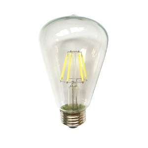 Лампа светодиодная филаментная ST58 6W(СДВ)